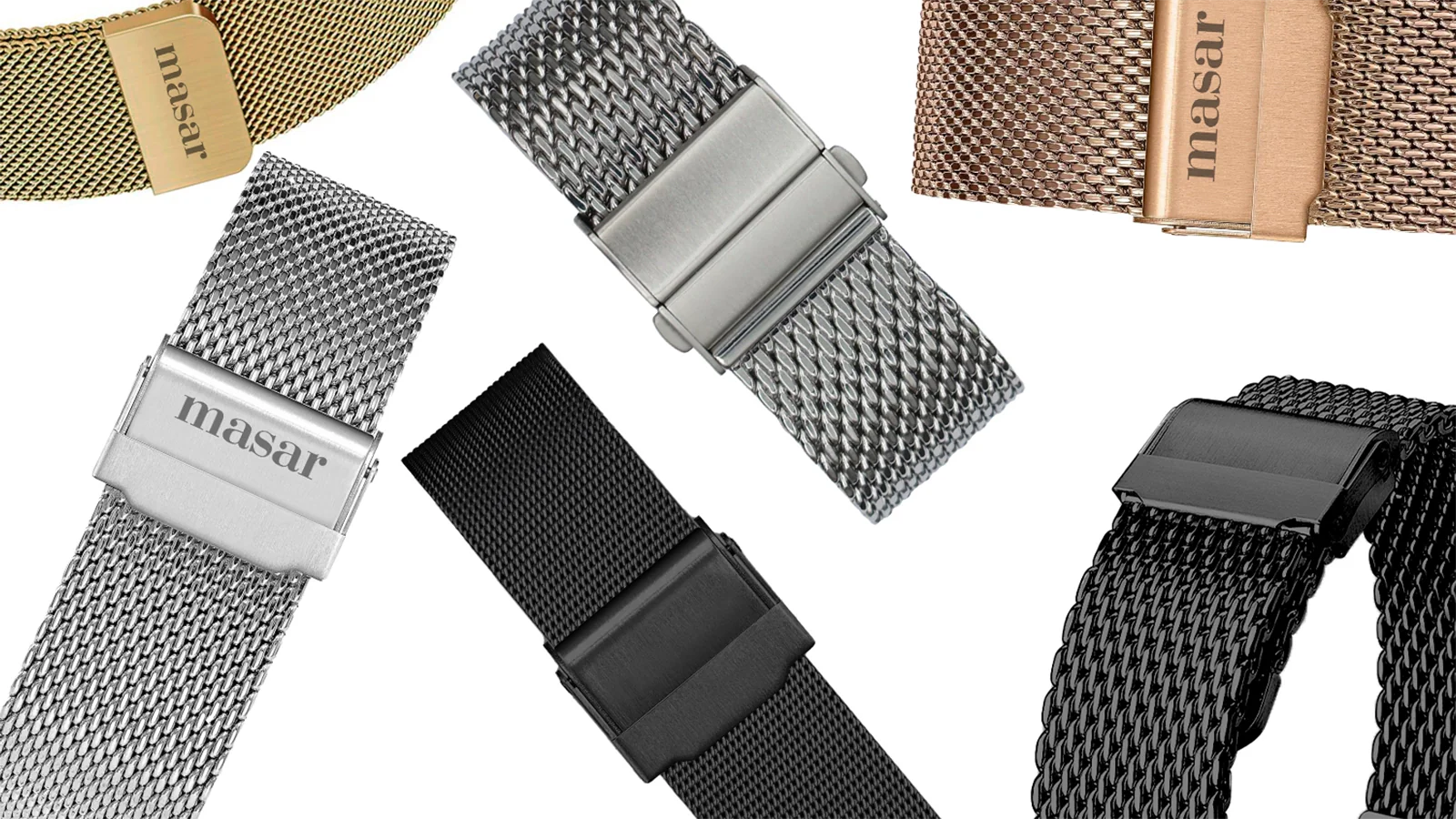 Bracelets de montre maille milanaise Premium