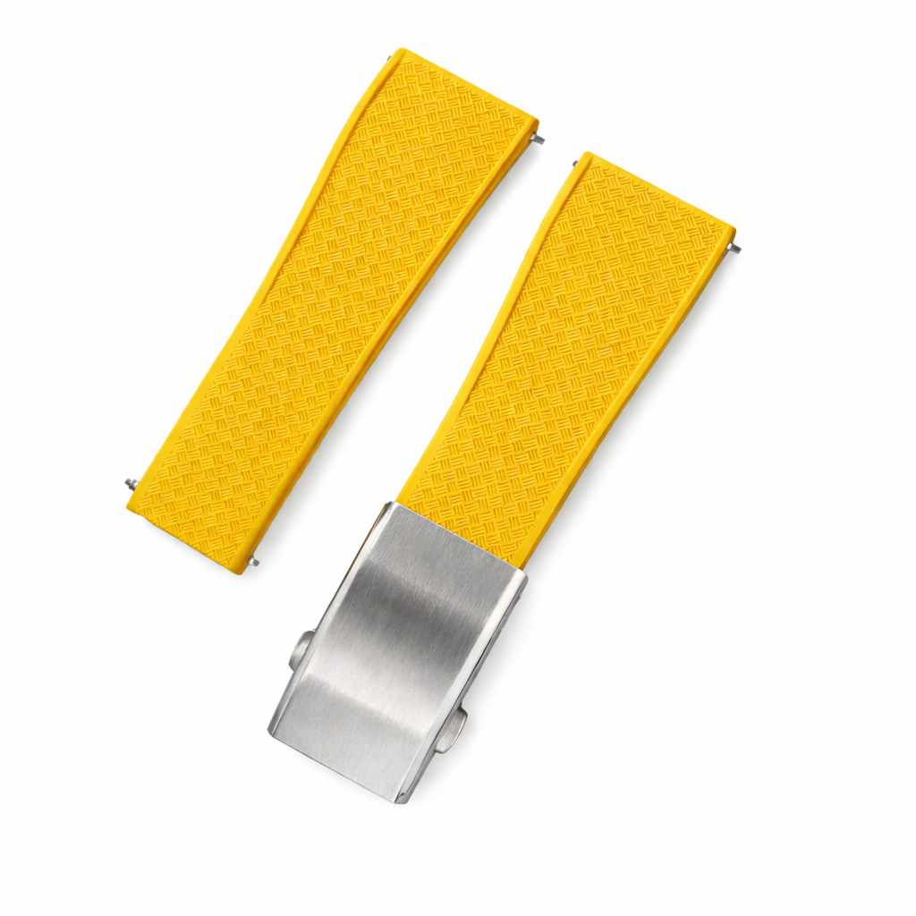 Bracelet Montre Caoutchouc FKM - Racing - Libération Rapide - Boucle Déployante - CTS