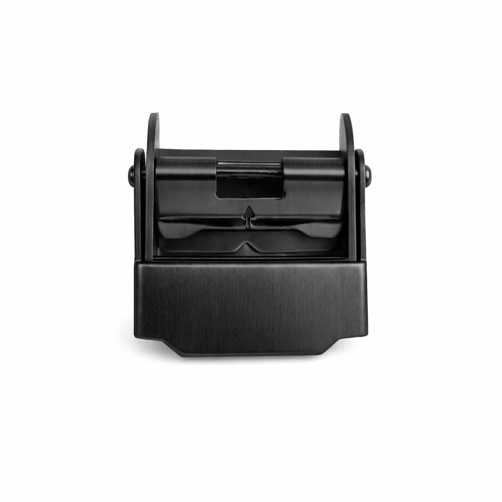 Schließe, Verschluss – Armbandstärke 1,6 mm bis 2,1 mm – Stahl (Milanaise Armband Ø 0,6 mm) – Schwarz