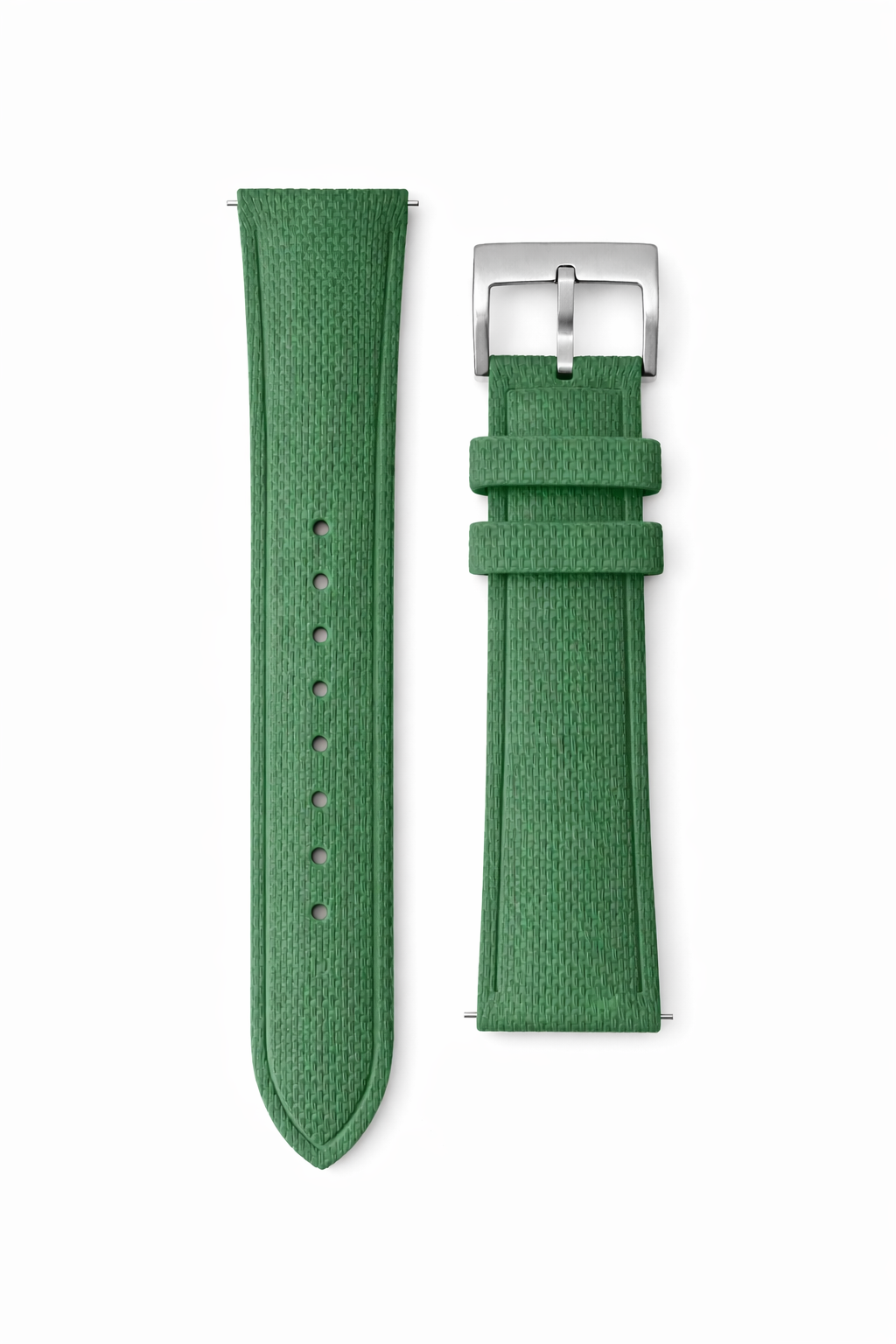 Bracelet de montre Caoutchouc FKM vulcanisé - Finement Texturé - Rapide - Universel