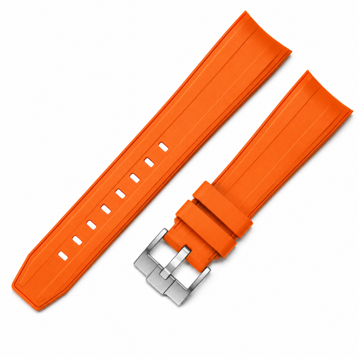 21-mm-Armband für Rolex Explorer II aus FKM-Kautschuk