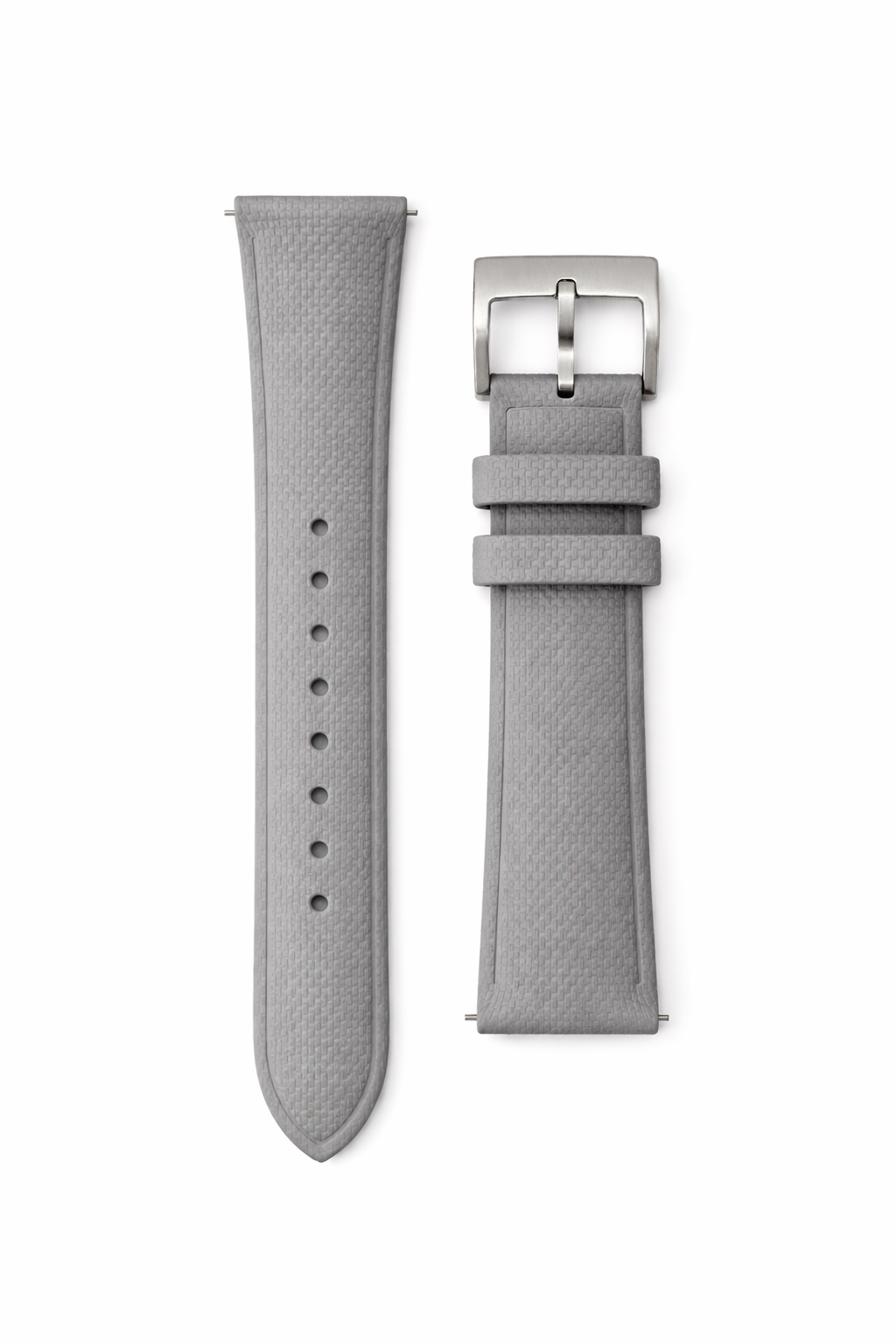 Bracelet de montre Caoutchouc FKM vulcanisé - Finement Texturé - Rapide - Universel