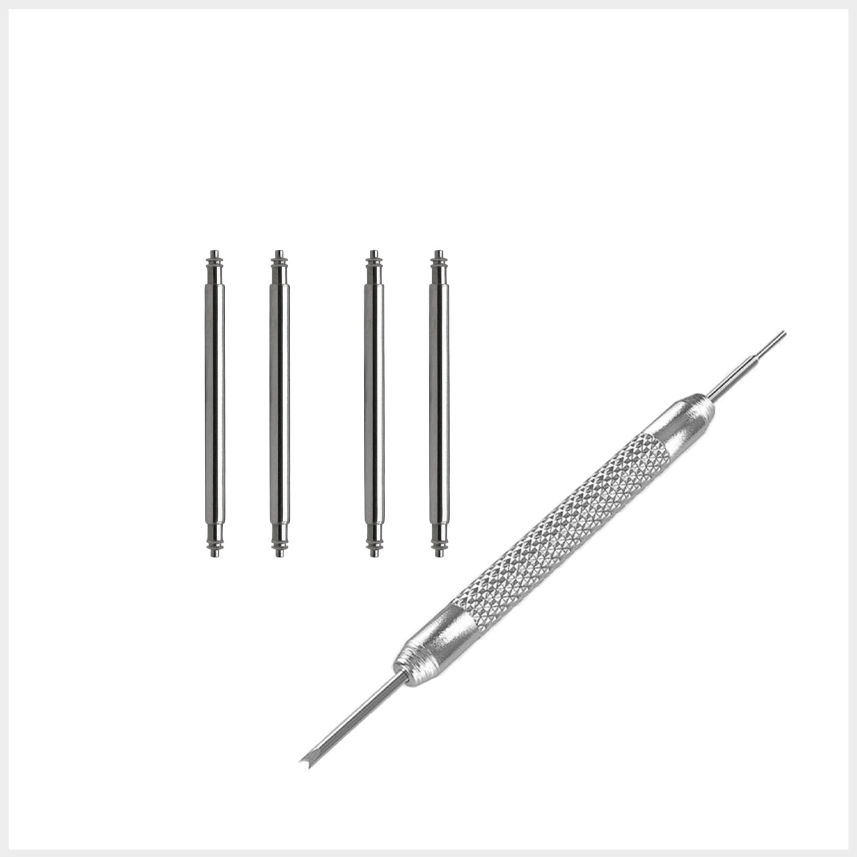 Men's NATO Nylon Watch Strap - Grey, Red, Black - Brushed Steel Buckle