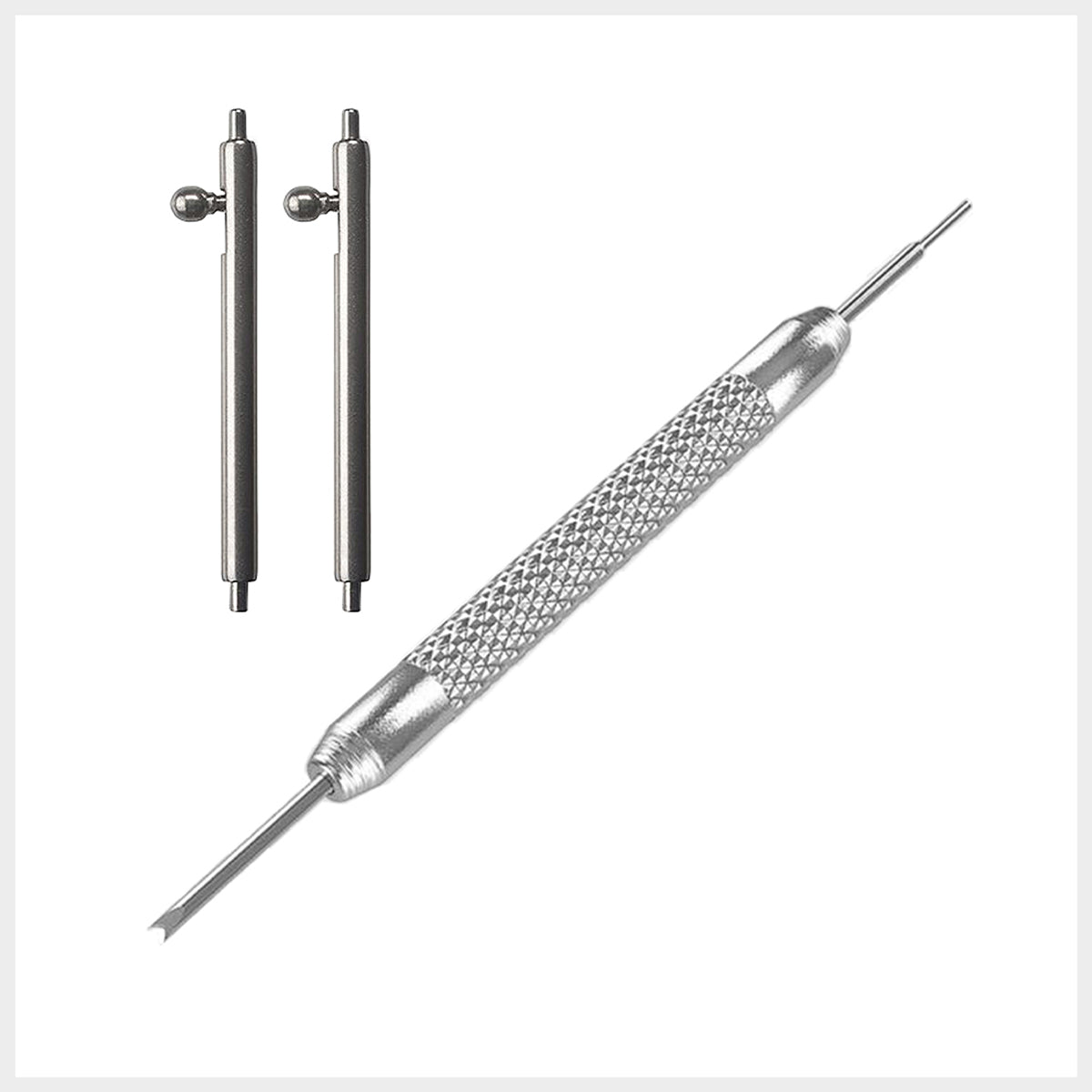 22mm Milanese Watch Strap Quick Release Silver - Mesh 0.6mm - Premium