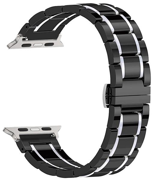 Bracelet Céramique & Inox - Compatible avec Apple Watch