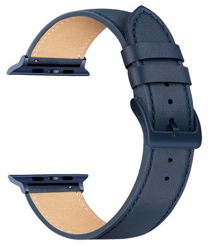 Bracelet Cuir - Libération Rapide - Compatible avec Apple Watch
