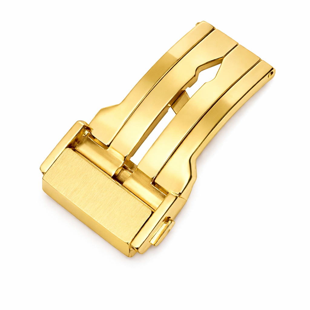 Boucle Déployante avec Ardillon Bracelet Montre à Trous