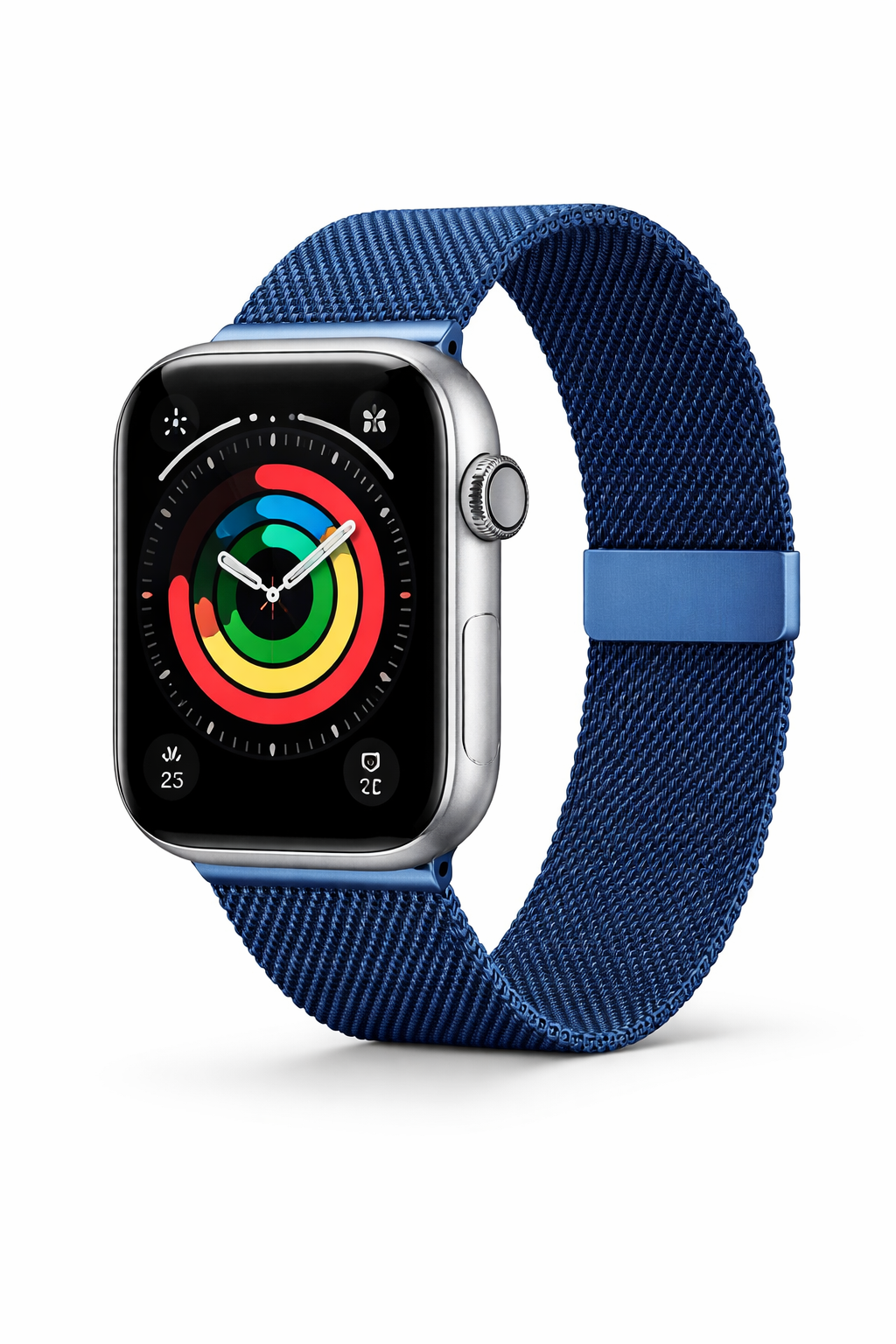 Blue Milanese Mesh Bracelet for Apple Watch - Magnetic Steel Band