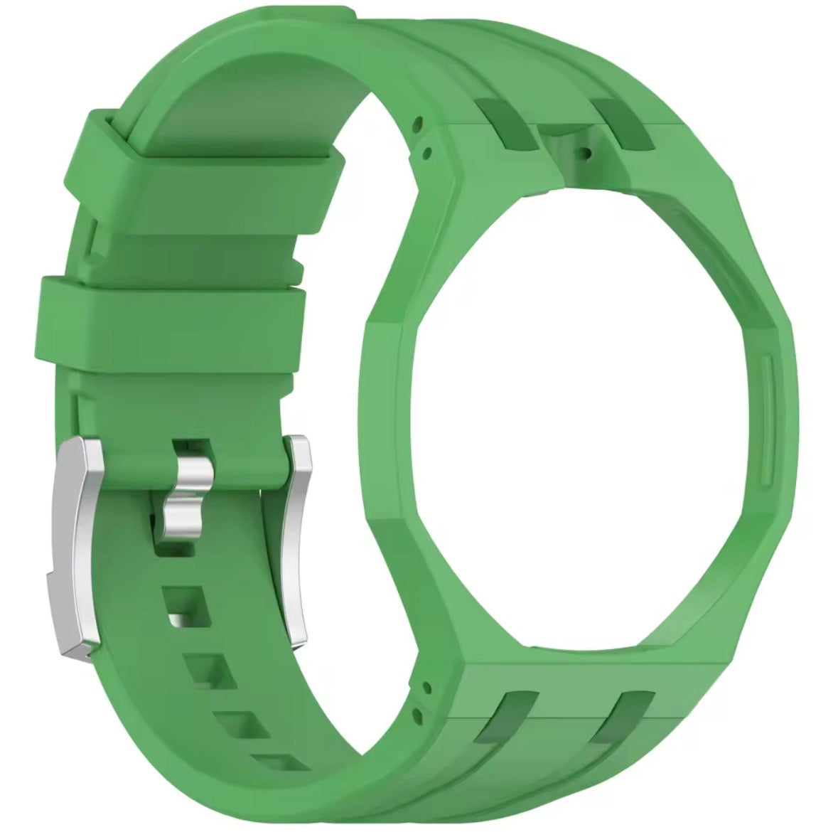 Armband kompatibel mit Swatch Royal Pop x AP - Krone auf 12 Uhr - Silikon