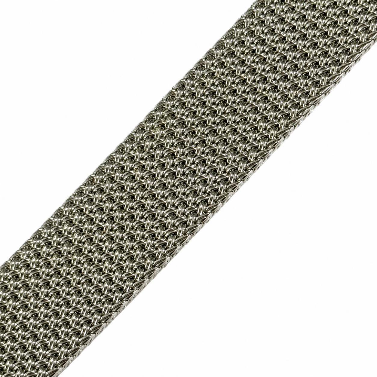 Sparkling Milanese Mesh Watch Bracelet - Double Weave - Premium Stainless Steel / Quick Release / Universal