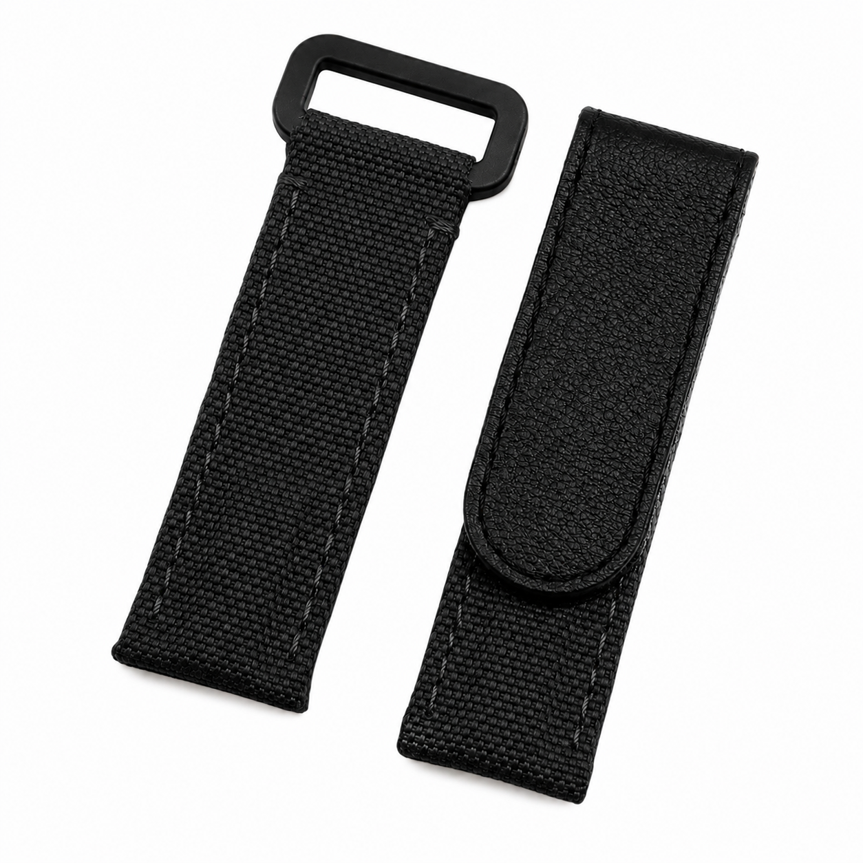 Bracelet Montre Scratch en Toile de Voile & Cuir - Universel