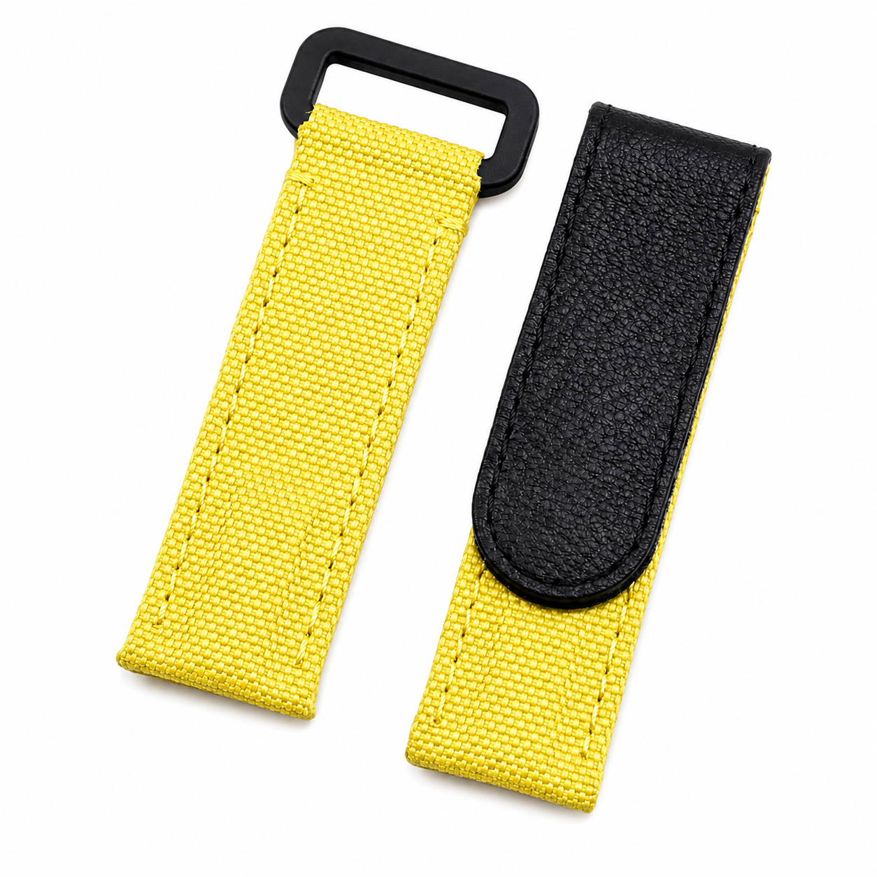 Bracelet Montre Scratch en Toile de Voile & Cuir - Universel