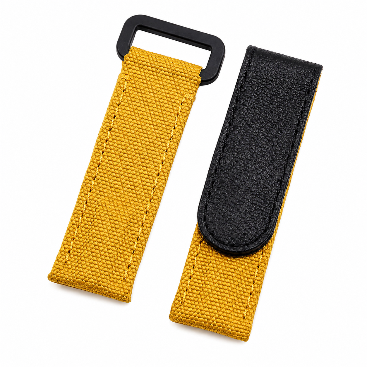 Bracelet Montre Scratch en Toile de Voile & Cuir - Universel