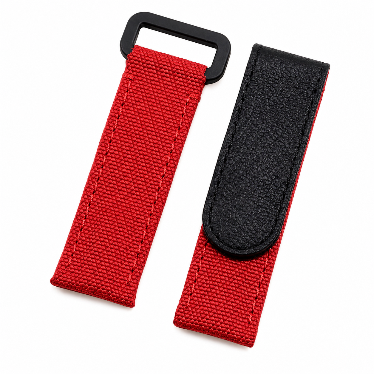 Bracelet Montre Scratch en Toile de Voile & Cuir - Universel
