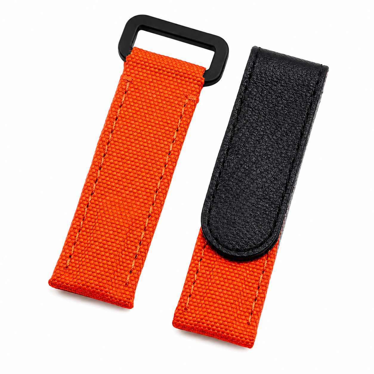 Bracelet Montre Scratch en Toile de Voile & Cuir - Universel