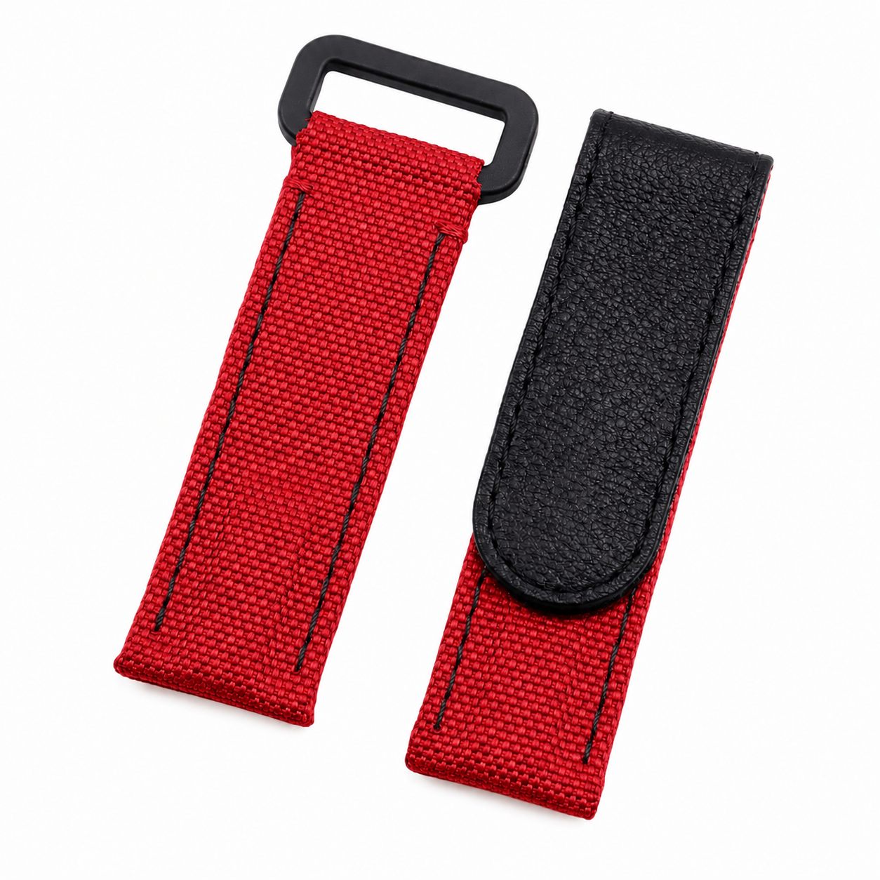 Bracelet Montre Scratch en Toile de Voile & Cuir - Universel