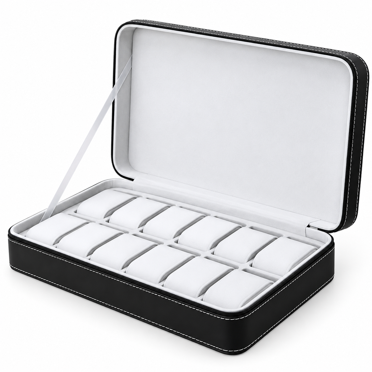 Uhrenbox – Aufbewahrungsbox / Luxus-Etui aus veganem Leder – 1 Stück