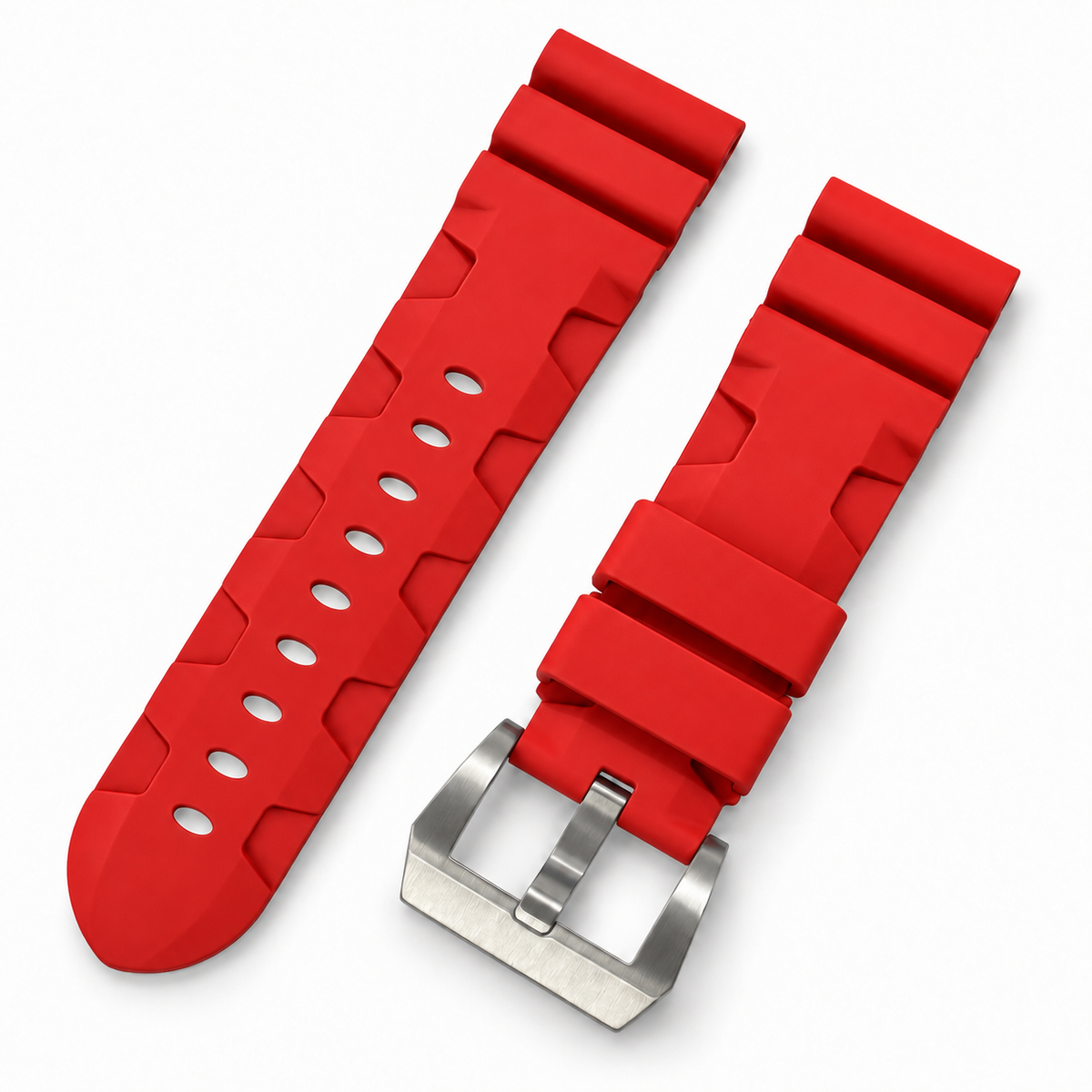 Bracelet Montre en Caoutchouc FKM APEX Diver – Tubes / Boucle à Vis - Universel / Premium
