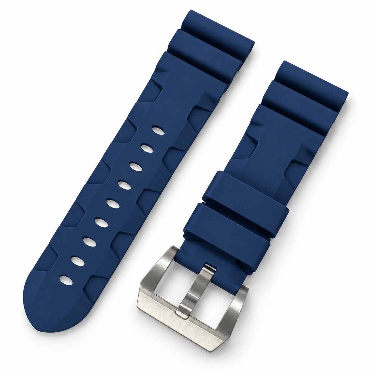 Bracelet Montre en Caoutchouc FKM APEX Diver – Tubes / Boucle à Vis - Universel / Premium