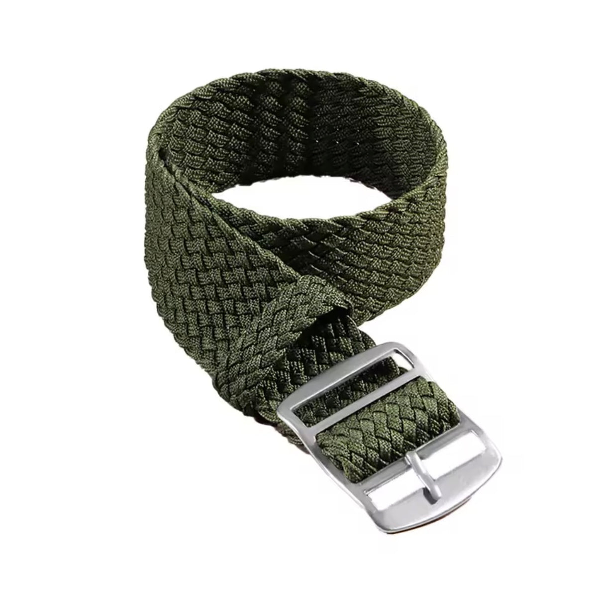 Bracelet NATO Nylon Perlon 1,2mm / Boucle Acier Brossé
