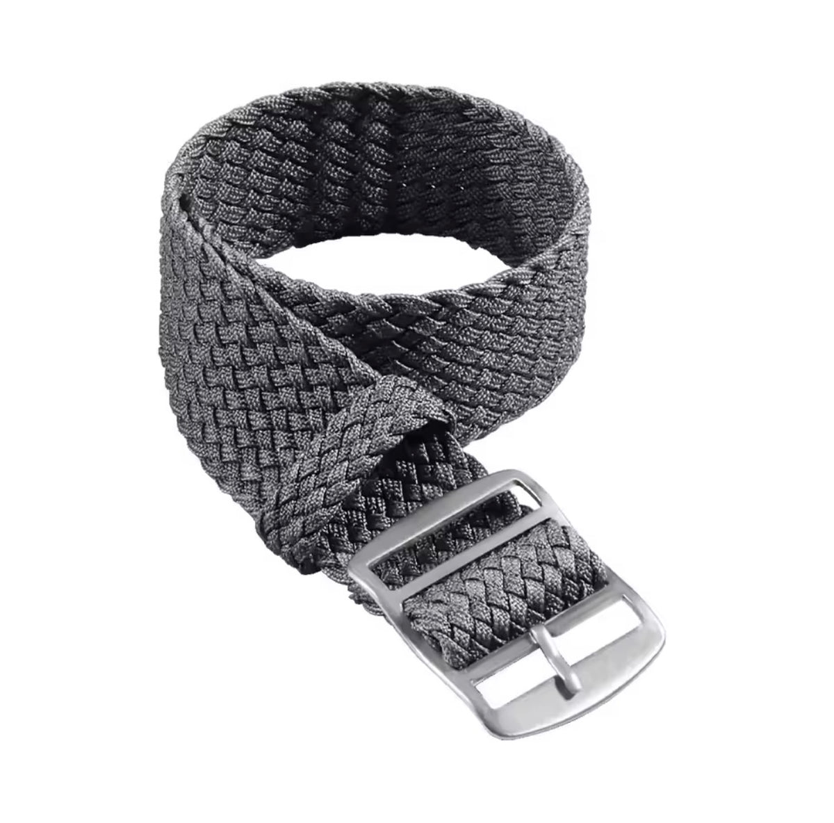 Bracelet NATO Nylon Perlon 1,2mm / Boucle Acier Brossé