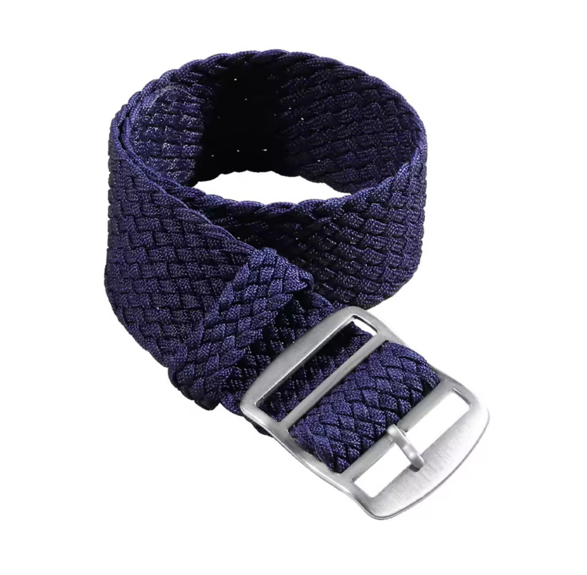 Bracelet NATO Nylon Perlon 1,2mm / Boucle Acier Brossé
