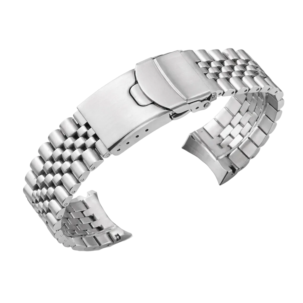 Solid Steel Watch Bracelet 22mm Jubilee for Seiko - Prospex / 5 / Diver