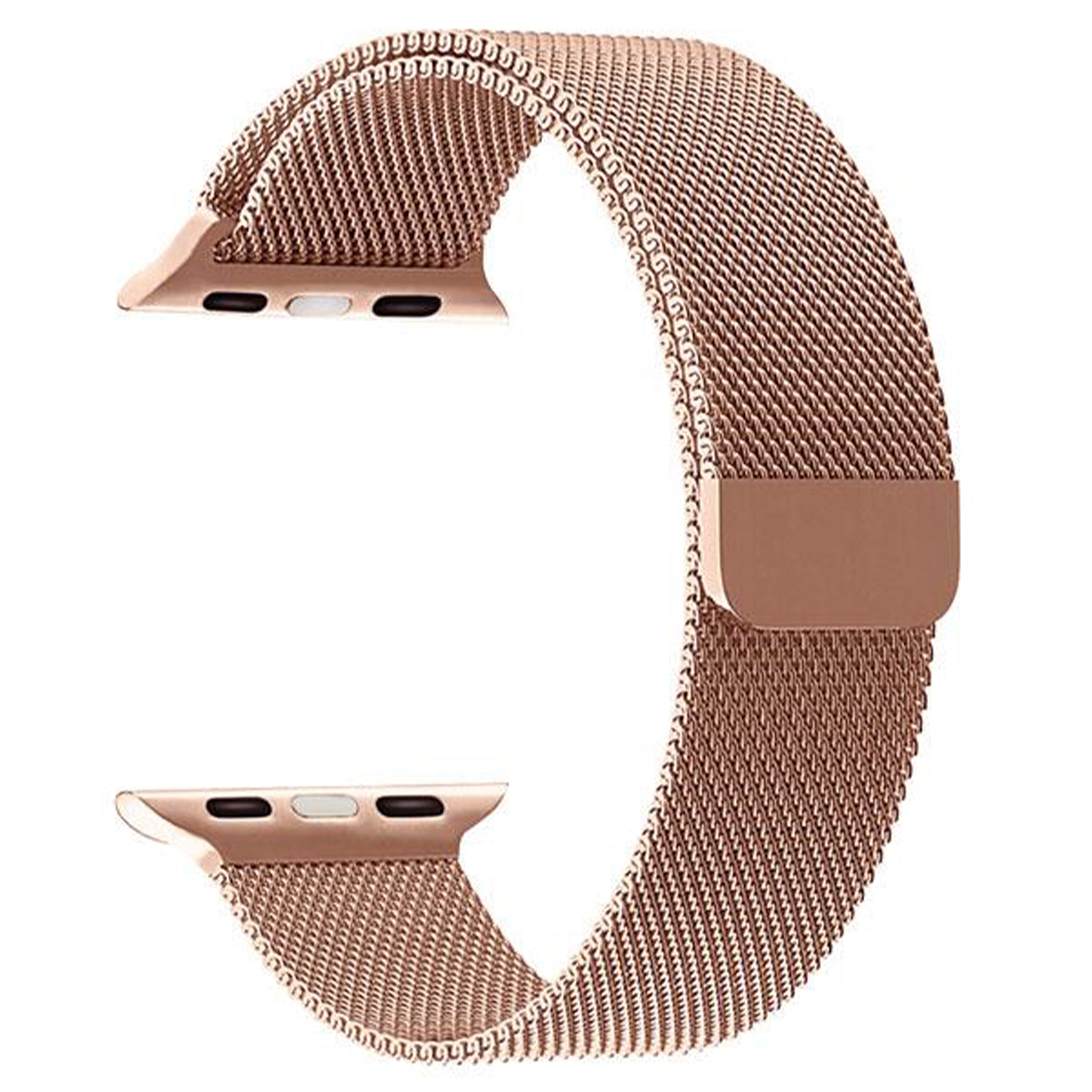 Milanaise Armband Kompatibel mit Apple Watch - Mesh Band - Edelstahl