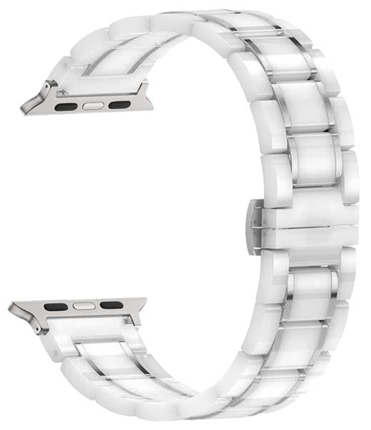 Bracelet Céramique & Inox - Compatible avec Apple Watch