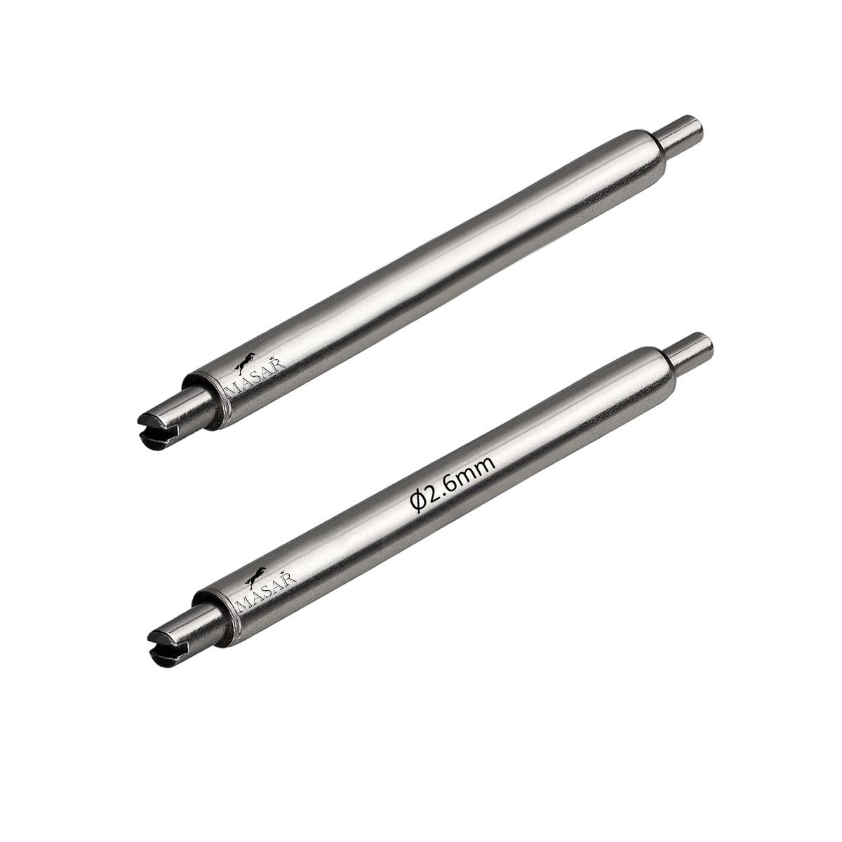 Barrettes à Ressort / Anses Compatible Panerai pour Bracelet de montre - Ø 2.6mm - Acier Inoxydable 316L - 2 Pcs