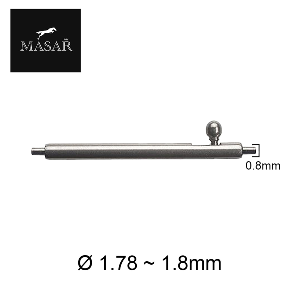 4 Schnellspanner 24mm für Uhrenarmbänder – Edelstahl