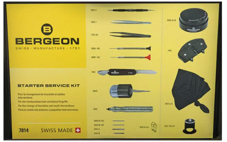Bergeon 7814 - Kit professionnel horloger - Parfait pour débuter