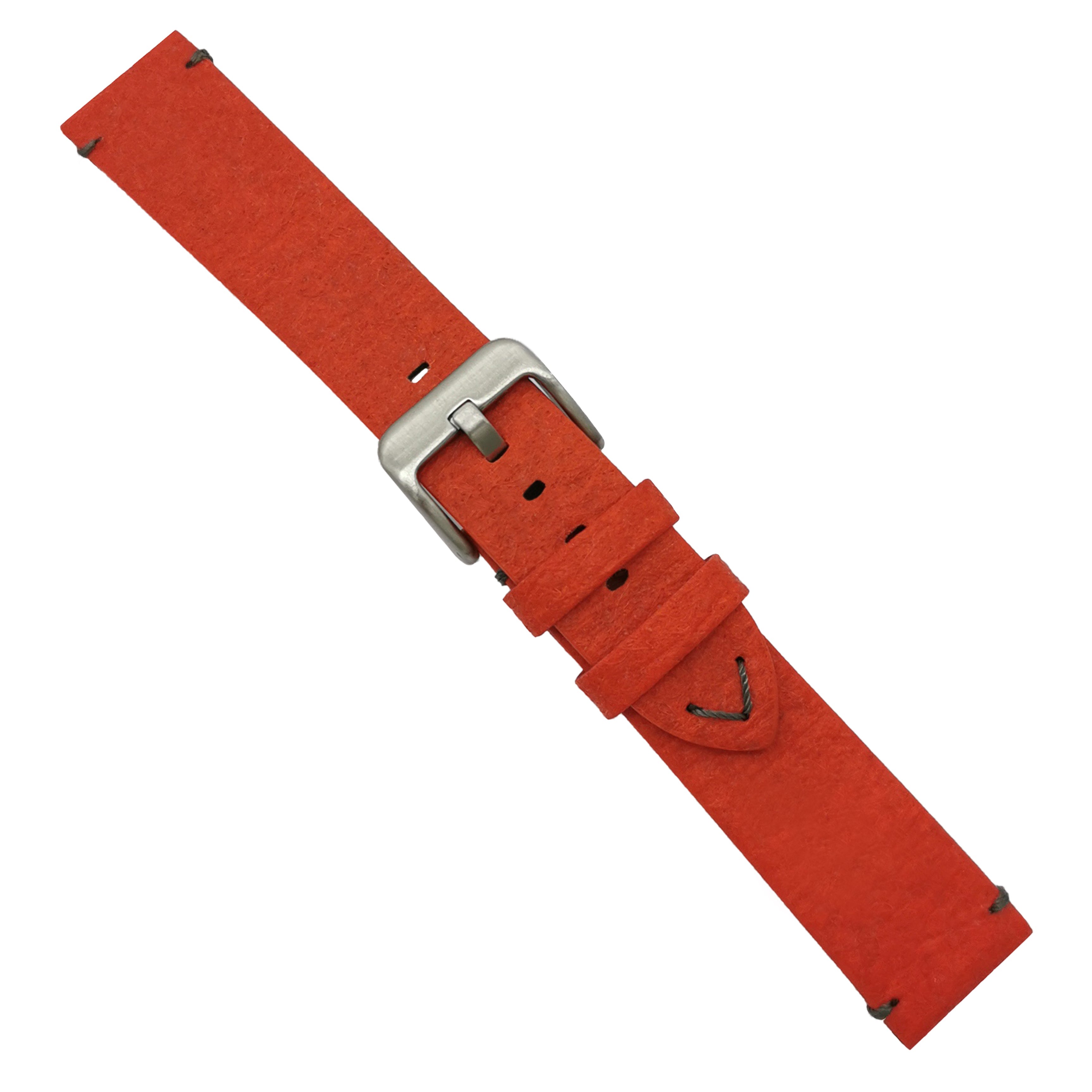 Bracelets Montre Rouge Vegan en Feuilles d'ananas