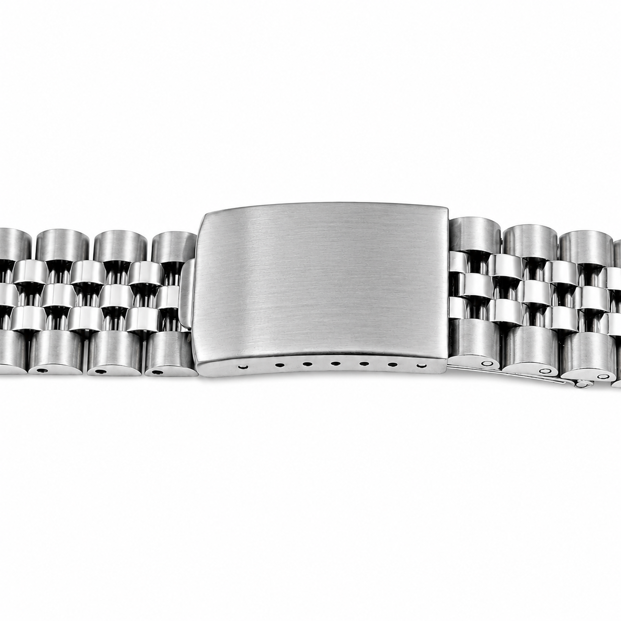Bracelet Jubilee pour Rolex / Tudor - Vintage en Acier Brossé / Poli Miroir - Incurvé