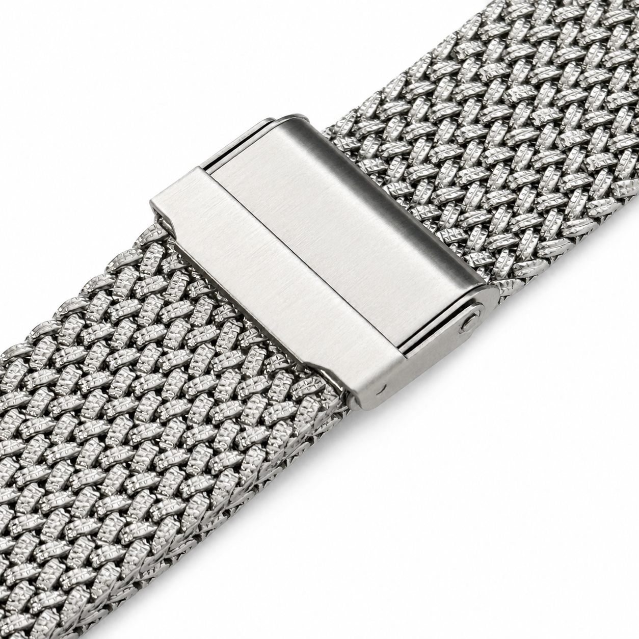 Bracelet Montre Maille Milanaise Martelée Scintillante - Premium Inox 316L / Rapide / Universel