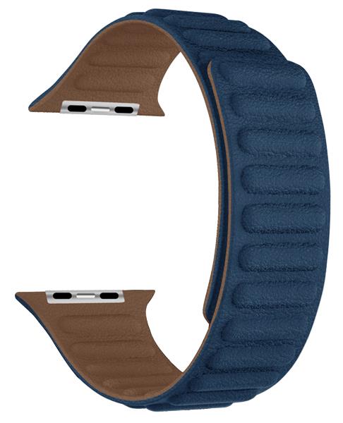 Bracelet Cuir Micro Fibre – Compatible avec Apple Watch - Boucle Magnétique