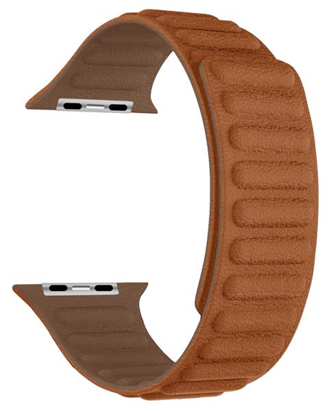 Bracelet Cuir Micro Fibre – Compatible avec Apple Watch - Boucle Magnétique