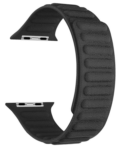 Bracelet Cuir Micro Fibre – Compatible avec Apple Watch - Boucle Magnétique