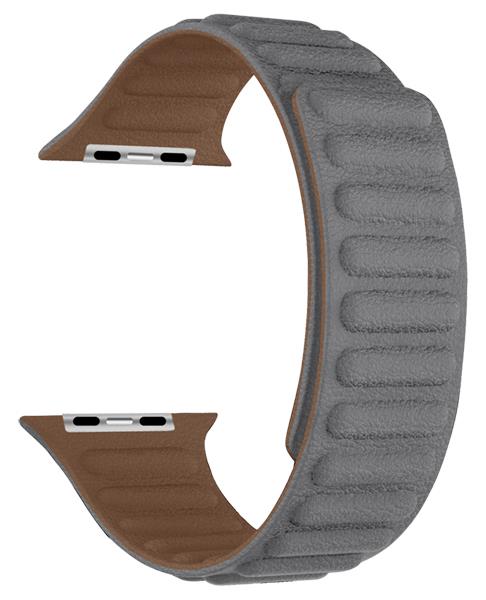 Bracelet Cuir Micro Fibre – Compatible avec Apple Watch - Boucle Magnétique