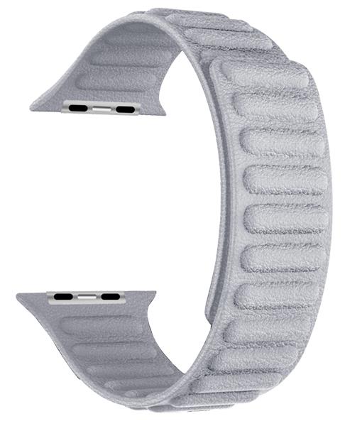 Bracelet Cuir Micro Fibre – Compatible avec Apple Watch - Boucle Magnétique