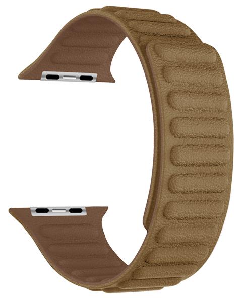 Bracelet Cuir Micro Fibre – Compatible avec Apple Watch - Boucle Magnétique