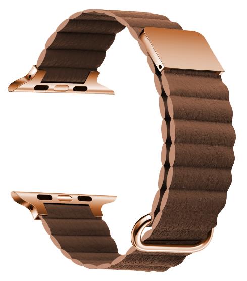 Armband Mikrofaser-Leder – Kompatibel mit Apple Watch – Magnetschnalle