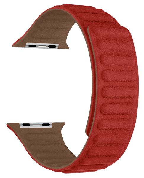Bracelet Cuir Micro Fibre – Compatible avec Apple Watch - Boucle Magnétique