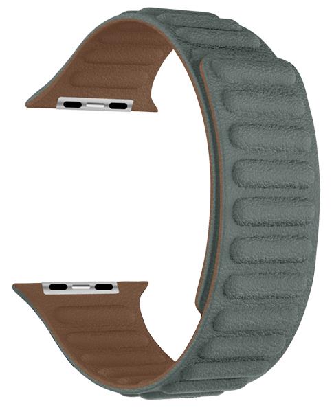 Bracelet Cuir Micro Fibre – Compatible avec Apple Watch - Boucle Magnétique