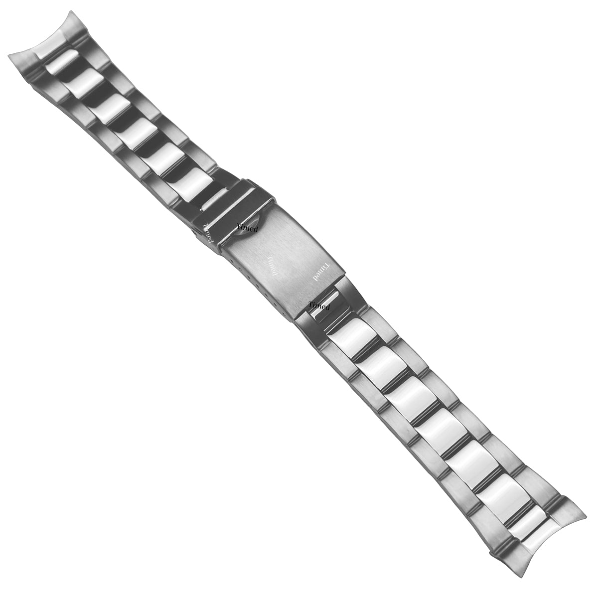 Bracelet de Montre Compatible Rolex Oyster - Embouts courbés pour Homme - 18, 20, 22 mm