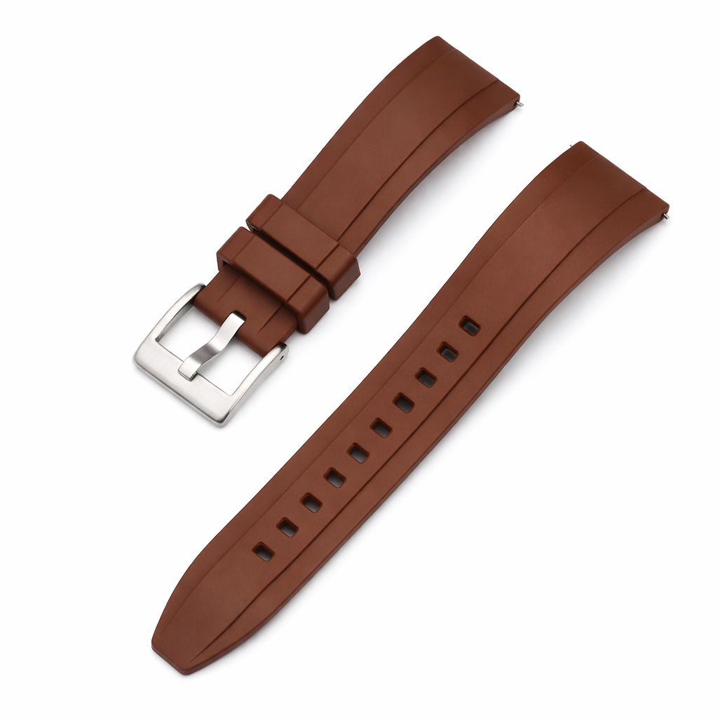 FKM Kautschukarmband – Submariner-Stil – Schnellverschluss – Universal