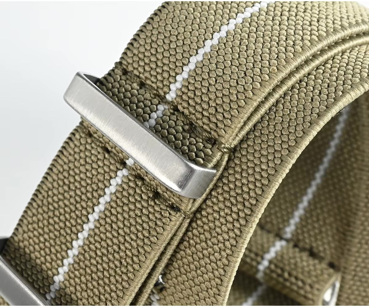 Premium 22mm Elastic Nylon Parachute NATO Bracelet - 28cm