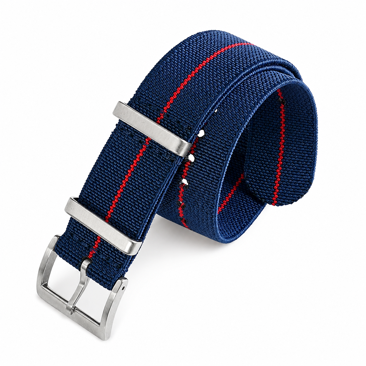 Premium Bracelet NATO Parachute en Nylon Élastique - 28cm - 19mm / 20mm