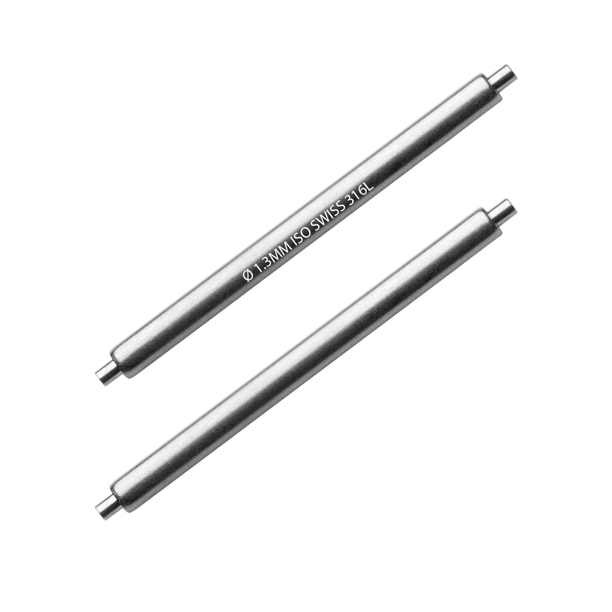5.5mm à 24mm XSS Ø 1,3mm - Barres à ressort pour bracelet de montre - Inox 316L - 0,7mm - Swiss Made - 2 pcs