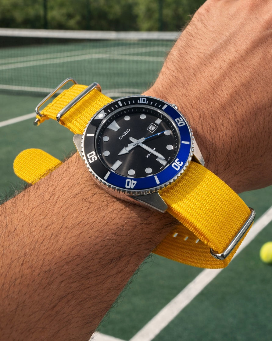 Nato Yellow - Hybrid Nylon/Silicone Fabric